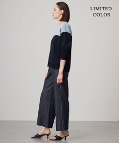 ICB 【WEB限定カラーあり・洗える】コットンポリエステルスムース  ニットプルオーバー