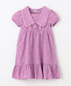 ANY KIDS エンブロイダリー レース ワンピース