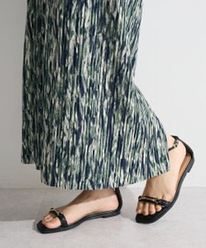 Green Parks 柄プリーツスカート