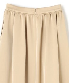 uncrave シャイニーダブルサテン フレアスカート