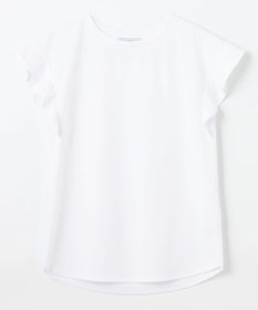 ANY 【2SET/洗濯機可】フリルスリーブTシャツ×シャーリングキャミワンピースセット