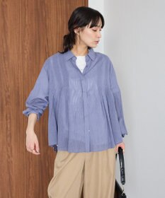 CRAFT STANDARD BOUTIQUE ヴィンテージボイルタックフレアシャツ