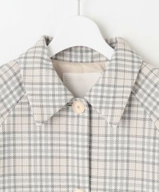 自由区 S 【洗える】オルタネートチェック コート