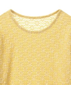CRAFT STANDARD BOUTIQUE 花柄レースシャーリングプルオーバー