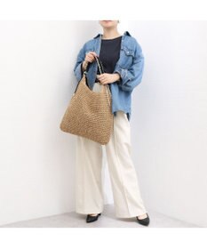 UNBILLION カシュカシュ cachecache / パラコードハンドルクロッシェトート カゴバッグ