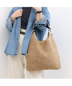 UNBILLION カシュカシュ cachecache / パラコードハンドルクロッシェトート カゴバッグ