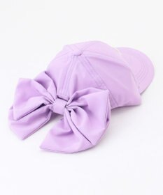 ANY KIDS 【日よけ付き】リボンキャップ