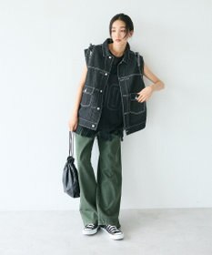CRAFT STANDARD BOUTIQUE デニムリボンベスト