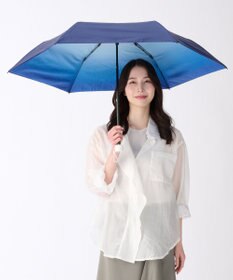 MOONBAT ハニカム断熱パラソル グラデーション 折りたたみ傘 晴雨兼用 日傘 一級遮光 UV