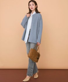 23区 【WEB&一部店舗限定】スエード ボストン バッグ