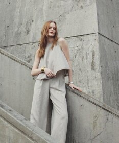 uncrave リネンライクツイル オールインワン