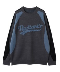 WEGO サガラロゴ配色BIGニットプルオーバー