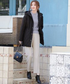 ANY SIS 【保温性あり/洗える】サーモ 2WAYストレッチ テーパード パンツ