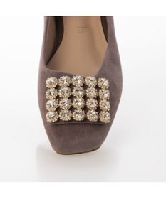 MODE ET JACOMO <MODE ET JACOMO>アシンメトリービジューフラットパンプス