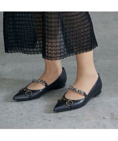 MODE ET JACOMO <MODE ET JACOMO>ポインテッドトゥメリージェーンパンプス