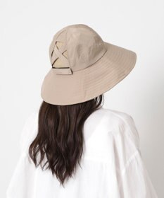 MOONBAT 【遮光100％/UVカット100％】フワクール (Fuwacool)  日差しを完全遮断バッククロスハット　遮光100　UV100