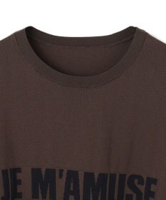 UNFILO スゴ機能美 ロゴフレンチスリーブ ニット