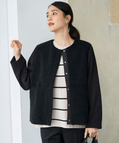 自由区 L 【洗える】ボアコンビ アウター