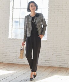 ANY フレンチスリーブブラウス×パンツ セットアップ