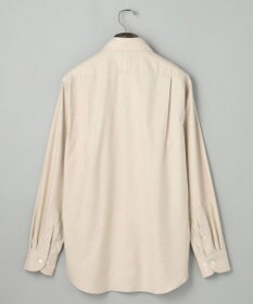 GOTAIRIKU 【洗える】コットンフラノシャツ_ カッタウェイカラー