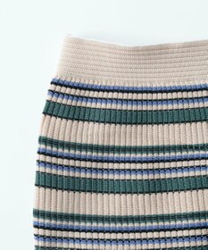 TRICOTE BORDER SKIRT／ボーダースカート