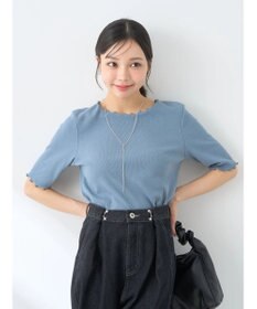 earth music&ecology メロ－リブプルオーバー