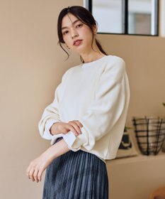 ANY 【8色展開】Vネックデイリーニット エクリュ