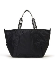 LeSportsac E/W REVERSIBLE PKT TOTE/ロゴジャカードブラックT