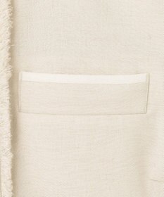 uncrave リネンライクツイル ジレブラウス