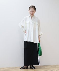 AMERICAN HOLIC 【WEB限定】接触冷感Wポケットシャツチュニック