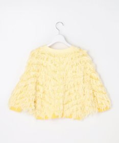 自由区 【カトリエムブーケ】Cardigan tout doux フリンジカーディガン