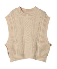 CRAFT STANDARD BOUTIQUE ２ＷＡＹケーブルニットベスト