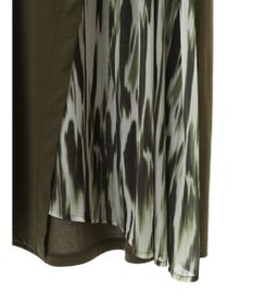 Green Parks 柄シアードッキングワンピース