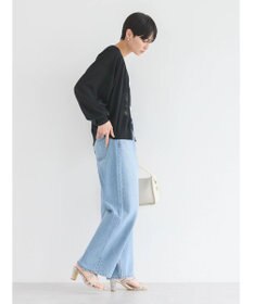 AMERICAN HOLIC 袖ボリュームショートニットカーディガン