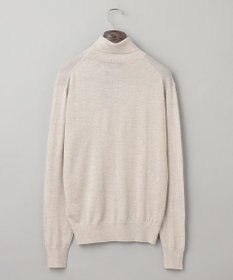 GOTAIRIKU 【家庭洗濯可能】イタリア糸 ハイゲージ タートルニット_リンクス柄