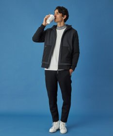 23区GOLF 今季の一押しブルゾン【洗える】【23Fondation/MEN】コンビ フーディブルゾン