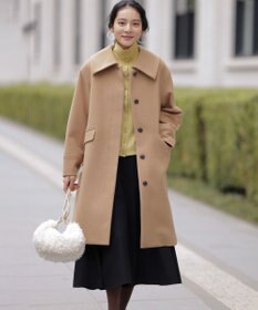 組曲 ウールモッサステンカラー コート