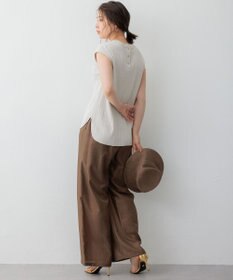 23区 S 【SLOW/一部店舗限定】ブライトヴィンテージクロス ワイドパンツ