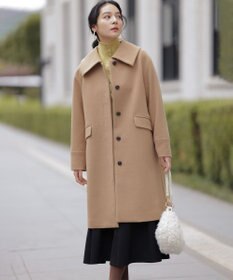 組曲 ウールモッサステンカラー コート