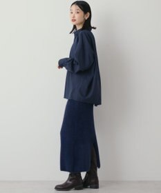 AMERICAN HOLIC イージーケアコクーンバックタックシャツ