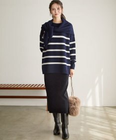 23区 S 【SLOW/一部店舗限定】ベロア風ニット スカート