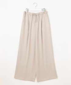 自由区 L 【洗える】チンツサテンタンブラー ワイドパンツ