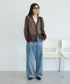 CRAFT STANDARD BOUTIQUE シアージョーゼットニットカーディガン