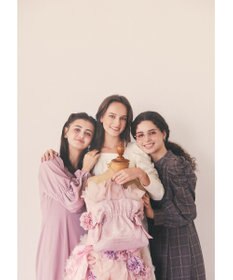 Maison de FLEUR 慈愛に満ちたジャカードワンピース