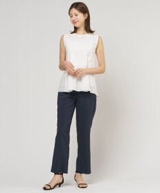 J.PRESS LADIES L 【レイヤードスタイルに】コットンスムース レイヤードフレア カットソー