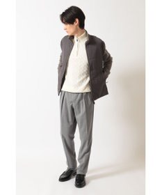 DAKS エクストラファインウール ニットブルゾン