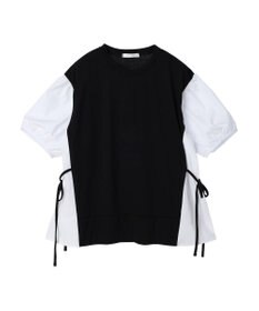 Green Parks 布帛ドッキング脇リボンプルオーバー