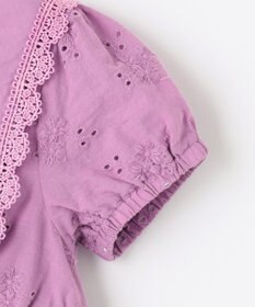 ANY KIDS エンブロイダリー レース ワンピース