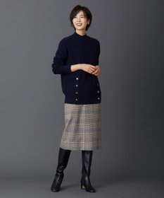 J.PRESS LADIES 【洗える】PL/Visストレッチチェック スカート