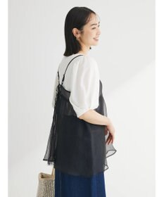 Green Parks リバーシブルチュールビスチェ